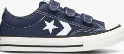 blauwe converse lage sneakers star player 76