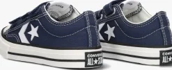 blauwe converse lage sneakers star player 76