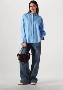 blauwe copenhagen muse blouses cmpoplin-shirt