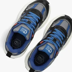 blauwe cruyff junior lage sneakers marti b