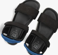 blauwe cruyff junior platte sandalen gevasi