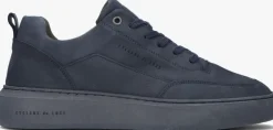 blauwe cycleur de luxe lage sneakers dr7