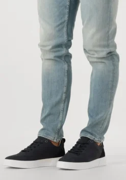 blauwe cycleur de luxe lage sneakers disaster