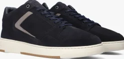 blauwe cycleur de luxe lage sneakers nd8
