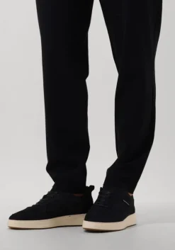 blauwe cycleur de luxe lage sneakers commuter