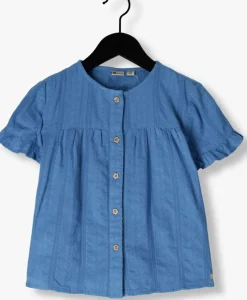 blauwe daily7 blouses ruffle shirt