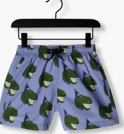 blauwe daily brat zwembroeken daffy dino swimshorts