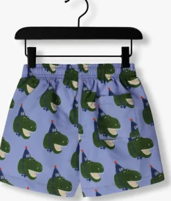 blauwe daily brat zwembroeken daffy dino swimshorts