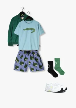 blauwe daily brat zwembroeken daffy dino swimshorts