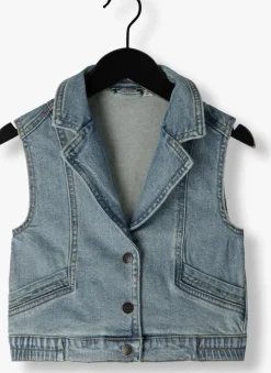 blauwe daily7 gilet denim gilet