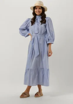 blauwe dea kudibal midi jurk my ns (co)