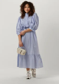 blauwe dea kudibal midi jurk my ns (co)