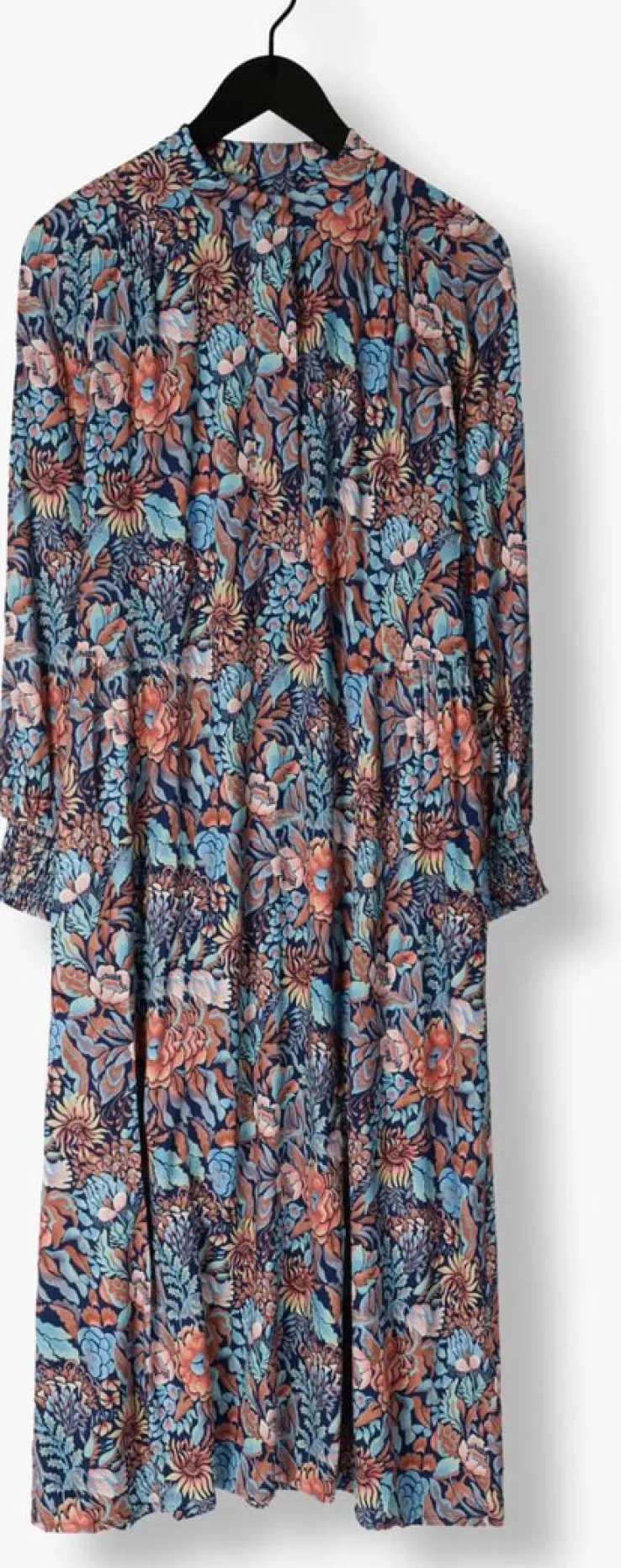 blauwe dea kudibal midi jurk marla