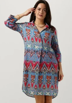 blauwe dea kudibal mini jurk kamille