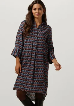 blauwe dea kudibal mini jurk kamille ev