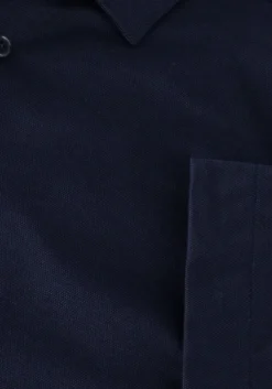 blauwe desoto casual overhemd desoto kent 1/2