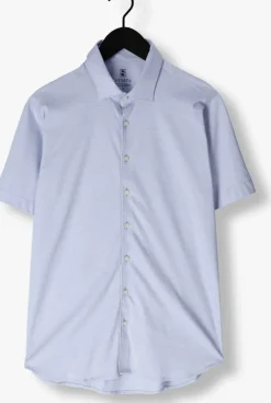 blauwe desoto casual overhemd desoto kent 1/2