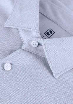 blauwe desoto casual overhemd desoto kent 1/2