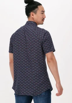 blauwe desoto casual overhemd modern bd