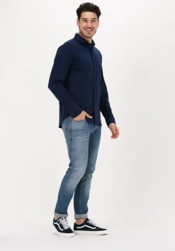 blauwe desoto klassiek overhemd kent 1/1