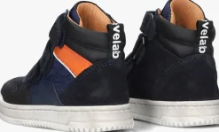 blauwe develab hoge sneakers 45889