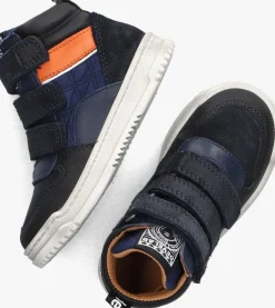 blauwe develab hoge sneakers 45889