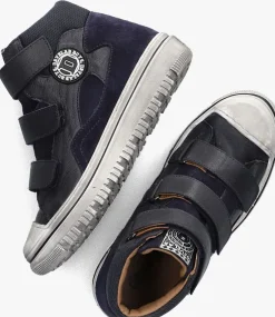 blauwe develab hoge sneakers 44303
