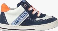 blauwe develab lage sneakers 41307