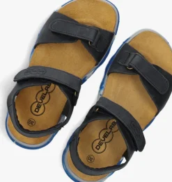 blauwe develab platte sandalen 48499