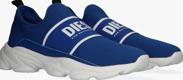 blauwe diesel lage sneakers serendipity so low