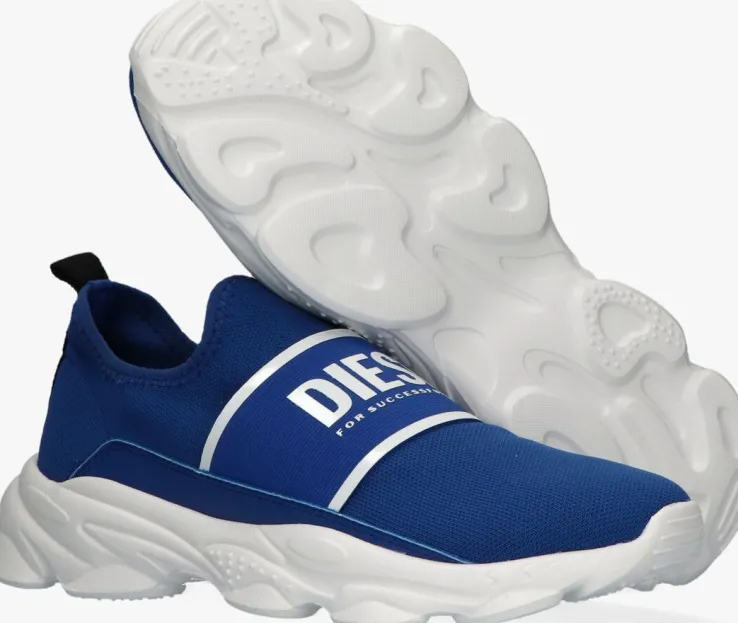 blauwe diesel lage sneakers serendipity so low