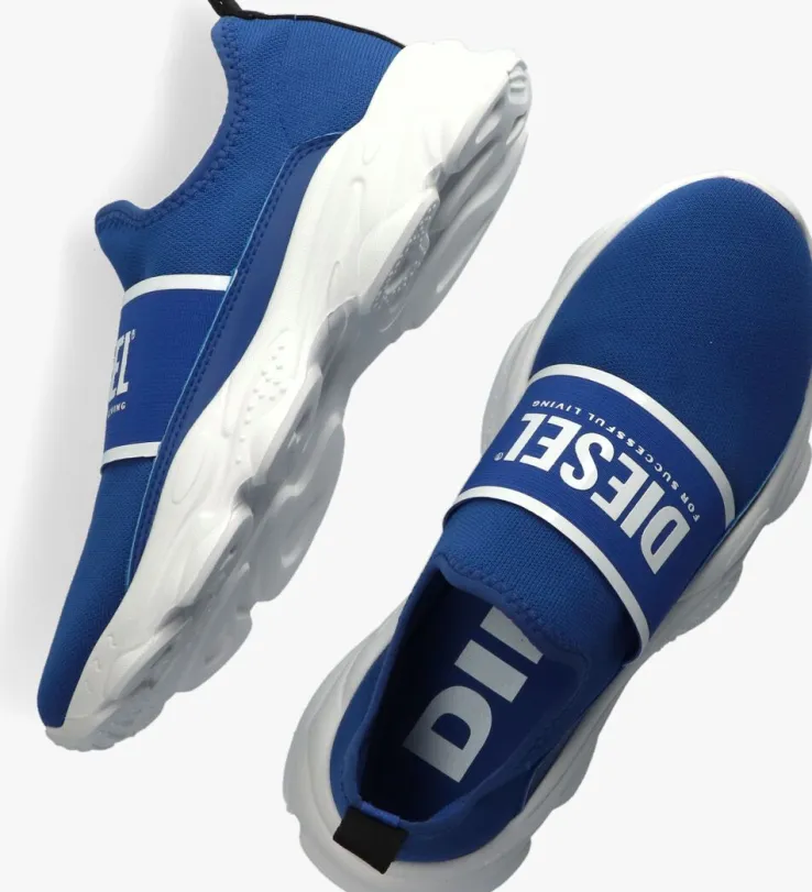 blauwe diesel lage sneakers serendipity so low