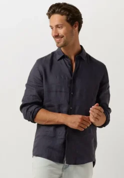 blauwe drykorn casual overhemd ramis 126106