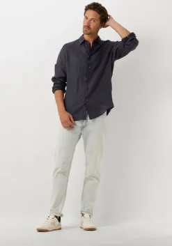 blauwe drykorn casual overhemd ramis 126106