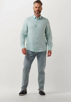 blauwe drykorn casual overhemd ramis 126106