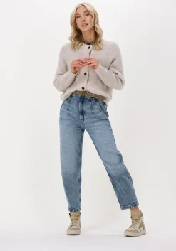 blauwe drykorn mom jeans mind