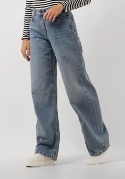 blauwe drykorn straight leg jeans medley