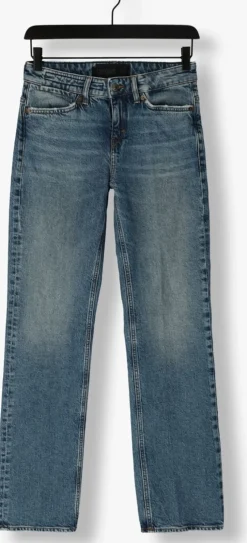 blauwe drykorn straight leg jeans soap