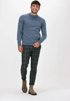 blauwe drykorn trui aaron 423040