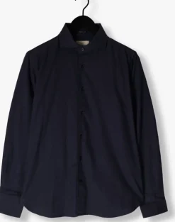 blauwe dstrezzed casual overhemd olav shirt