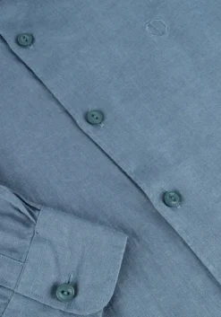 blauwe dstrezzed casual overhemd jagger shirt