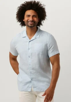 blauwe dstrezzed casual overhemd ds_colter resort shirt