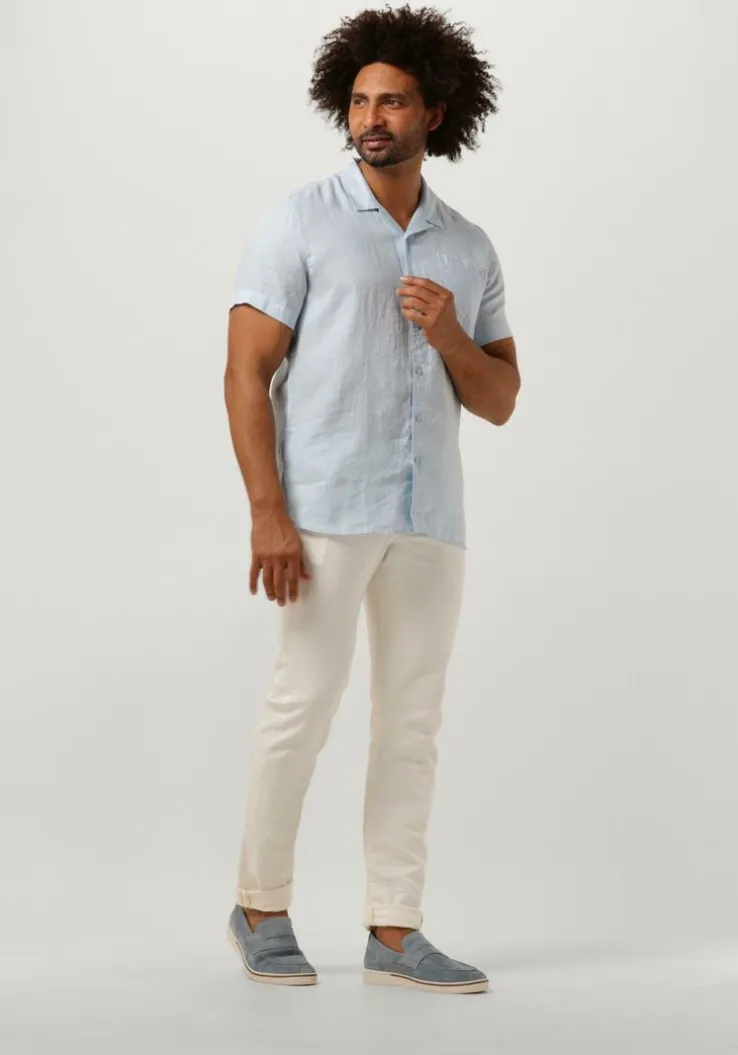 blauwe dstrezzed casual overhemd ds_colter resort shirt