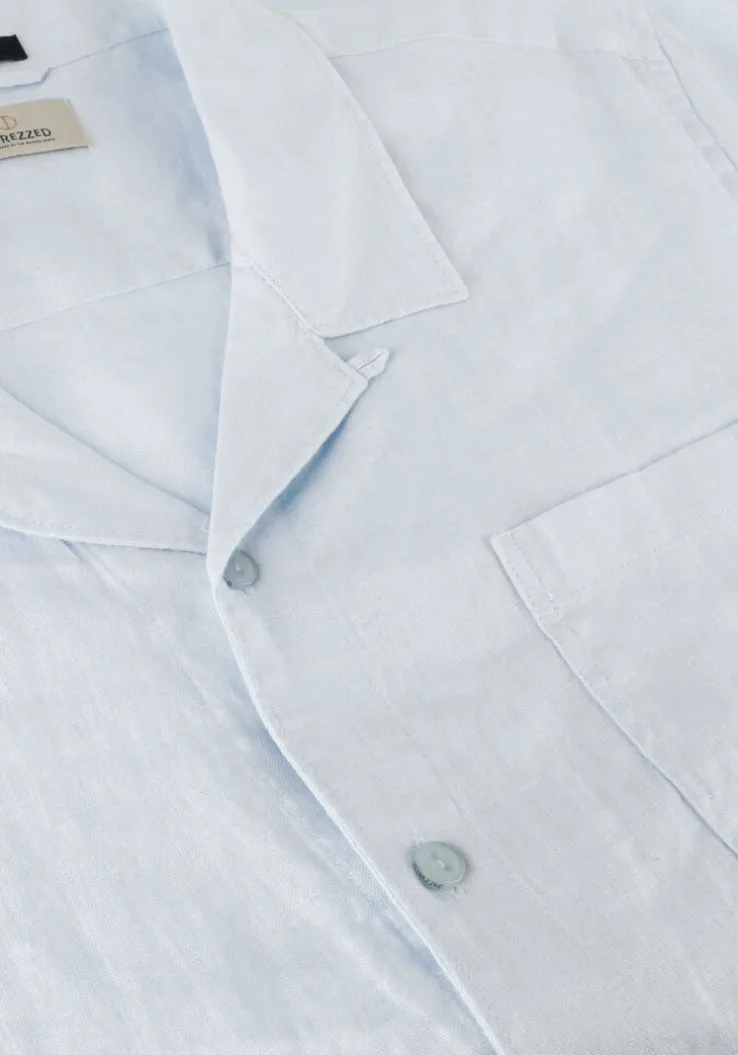 blauwe dstrezzed casual overhemd ds_colter resort shirt