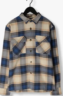 blauwe dstrezzed overshirt corey overshirt