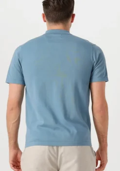 blauwe dstrezzed polo camilo polo