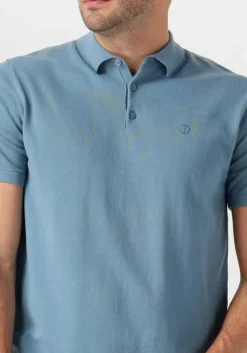 blauwe dstrezzed polo camilo polo