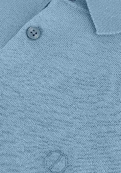 blauwe dstrezzed polo camilo polo
