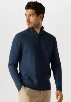 blauwe dstrezzed trui fell skipper