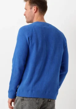 blauwe dstrezzed trui njord crew